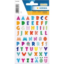 Magıc Etıket Stone Embossed Renklı Harfler