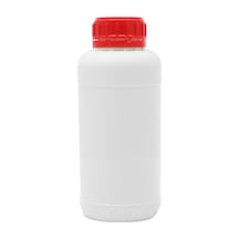 Borox Plastik Yuvarlak Kırmızı Kilit Kapaklı Numune Şişe 5 x 250 ML