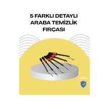 Hepsi 5 Boy Fırçalı Araba Temizlik Seti-derin Temizlik Sağlayan Yumuşak Fırçalar Najmaddin