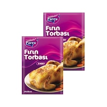 Fırın Torbası 8 Adet 24 X 38 Cm İkili Set