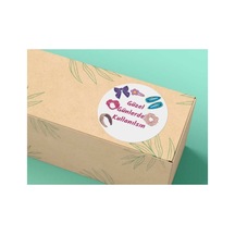 Saç Tokalı Güzel Günlerde Kullanın Etiketi Yuvarlak Mat Sticker 4 Cm 40 Adet Çok Renkli