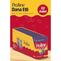 Pouch Dana Etli Yaş Kedi Maması, 22 X 85g