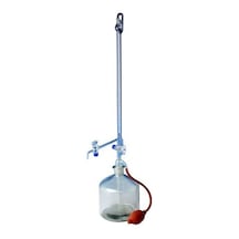 Otomatik Büret Cam Musluklu Şeffaf 10 Ml