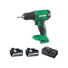 Hikoki DS18DA-5.0 18V/5.0Ah 50Nm Çift Akülü Şarjlı Darbesiz Matkap