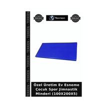 Özel Üretim Ev Esneme Çocuk Spor Jimnastik Minderi 100x200x5 Çok Renkli