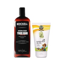 Brickell Saç Sakal Ton Şampuanı + İbn-i Sina Kuyruk Yağlı Bal Özlü Bay Bayan Yüzkremi 50ml