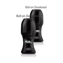 Musk Metropolitano Roll On Deodorant - 50ml İkili Set