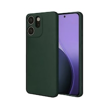 Oppo Reno 14f Uyumlu First Silikon - Koyu Yeşil