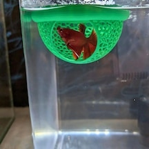 Woof Akvaryum Beta Balığı Saklanma Alanı,yüzen Mağara 8 Cm