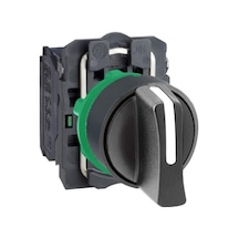 Schneider Electric XB5AD33 Siyah Mandal Buton Ø22 3 Konumlu Sabit 2NA