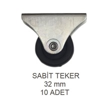 Dar Sabit Teker 32 Lik 10 Adet