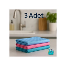 Mikrofiber Cam Bezi 3 Adet 40x40 Cm İz Bırakmaz - Ultra Temiz Yüzeyler Diğer