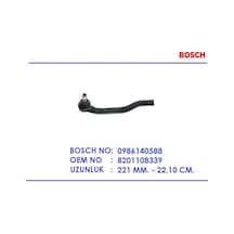 Rot Başı Sol Captur J5 2013+ Dacia Duster 1-2 2010+ Tüm Motor Tipleri 8201108339 0986140588 Bosch