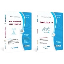 Egem Yayınları Aöf Acil Durum Ve Afet Yönetimi 1.sinif 1.dönem Güncel 12