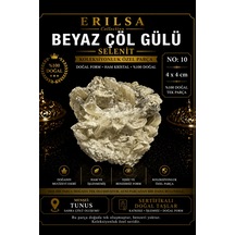Sertifikalı Beyaz Çöl Gülü Selenit Taşı Kütle - 4x4 Cm Koleksiyon