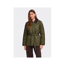 Only Onltahıa Lw Cord Mıx Jacket Cc Otw Kadın Mont 15373692 Dark Olive
