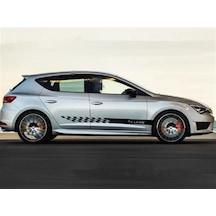 Seat Leon Yan Kapı Şerit Sticker Etiket Modeli