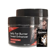 Eelhoe Hazıne2-2:0387 2 Adet Birden Belly Fat Burner Sweat Enhancer Erkeklere Özel Yağlara Parçalayıcı Kas Şekillendirme Kremi + 1 Hediy.e Jel