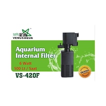 Venusaqua Vs-420F Akvaryum İç Filtre Motoru 6 Watt 500 L/H