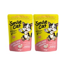 Smile Cat Pouch 85 Gr Yavru Kedi Kuzulu 2 Paketi 103 Ivory