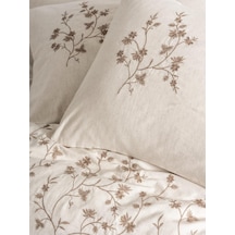 Cotton Keten Çift Kişilik Nev Takımı Hemera - Blba-282957 Renkli