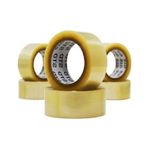 Şeffaf Koli Bandı, 45mm X 100m, Güçlü Yapışkanlı, Paketleme İçin 10