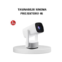 720p Hd Projeksiyon Cihazı Uzun Ömürlü Ampul, Canlı Renkler Ve Evde Sinema Keyfi