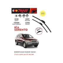 Kia Sorento Ön Muz Silecek Takımı 2006 Model Araca Özel Aparat
