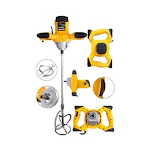 Steiner 3000 W Bakır Sargı Alçı Boya ve Harç Karıştırıcı Mikser Sarı