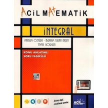 Acil Yayınları Acil Matematik Integral