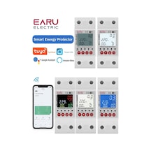Earu Eampdw-ty-63 230v Tuya Wifi Akıllı Toprak Kaçağı Devre Koruyucu