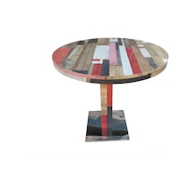 Bengimobilya Masa Laminant Model Isıdan Etkilenmez Doğal Malzeme Metal Ayak Ve Akçaağaç