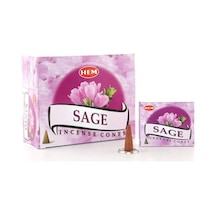 Sage Aromalı Konik Tütsü