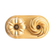 Nordicware 97277 Klasik Bundt 2 Li Kek Kalıbı Altın