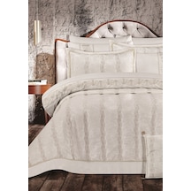Goldroom Home Verona Nakışlı Çeyiz Seti 8 Parça Krem