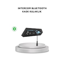 Bt22 Kask Bluetooth Kulaklık 5.0 Gürültü Engelleyici Ve Eller Serbest Kullanım