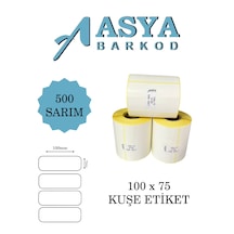 Etiket - Kuşe Etiket 100x75 500 Sarım 1 Rulo 75x100 Etiket - Kuşe Etiket 100x75 500 Sarım 1 Rulo 75x100