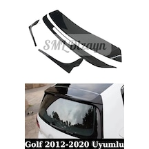 Volkswagen Golf 7-7.5 Bagaj Üstü Gti Spoiler Spoyler 4 Parça +12
