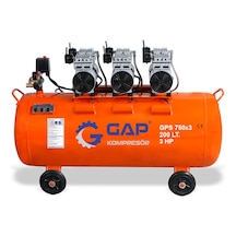 Gap GPS 750x3 8 Bar 200 L Sessiz ve Yağsız Hava Kompresörü