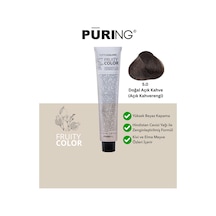 Puring Fruity Color Meyve Asitli Profesyonel Krem Saç Boyası Açık Kahverengi 100 ML 5.0 Doğal Açık Kahve
