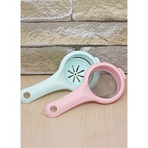 Çay Süzgeci Büyük Boy Paslanmaz Çelik + Yumurta Akı Ayırıcı Çay Süzgeci - 2li Set K1h9f2 Süprem Diğer