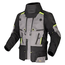 Ls2 Apollo Siyah-gri-neon Sarı 4 Mevsim Motosiklet Montu