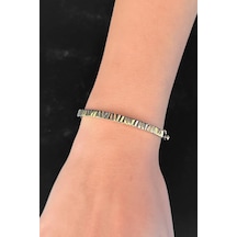 14 Ayar Altın Tasarım Kelepçe 001