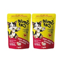 Yavru Kedi İçin Kuzulu Pouch 85 Gr 2'li Paket 100 G