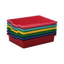 Plastik Çekmece 25x35x7 Cm Kırmızı