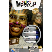 Carioca 6 Gr. 6 Renk Metalik Yüz Boyası  43155