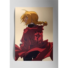 Edward Elric Anime - Metal Poster Tablo
