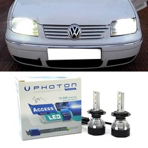 Vw Bora Led Xenon Uzun + Kısa Far Ampulü H4 Access Yeni Seri Beyaz