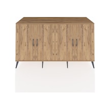 Kronos Konsol 4 Raflı 4 Kapaklı 176x59x99 Çam-çam Atlas Çam/atlas Çam - Atlas Çam