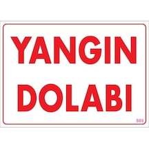 Znv Zenvia Mey İthalat Yangın Dolabı Uyarı Levhası 25x35 Kod:889 Znv2025 Cmn